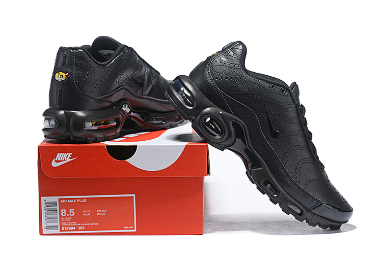 Men Nike Air Max Plus8909 Black Running Shoes - Click Image to Close